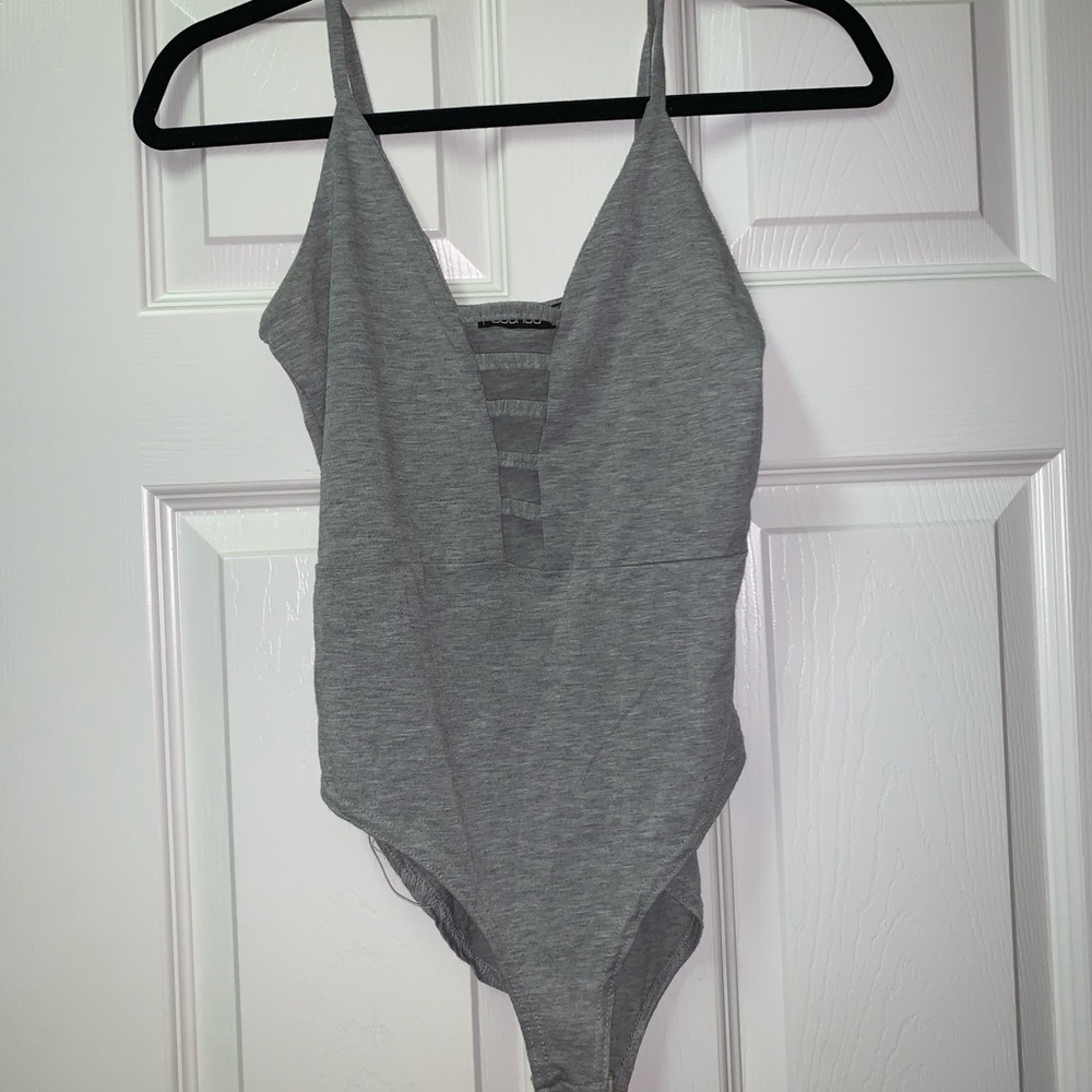 Grey bodysuit